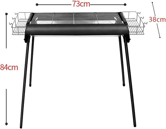 Portable Charcoal Grills Large - Foldable Outdoor Barbecue Grill, Stainless Steel Grill for Camping Patio Backyard Picnic BBQ Party