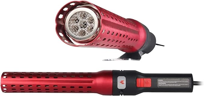 Electric Fire Starter, Carburetor,Charcoal Starter, BBQ Smoker, Grill Starter, Grill lighter Chemical Free Heated Air with Built-In Blower for Dad Gifts (Red)