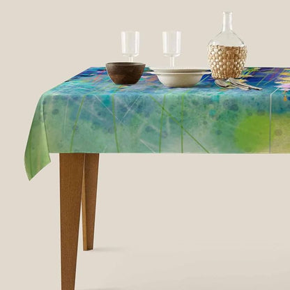 TKS MITLAN Colorful Spring Tablecloth 60x84 Inch Rectangular Flower Vines Vibrant Oblong Table Cloth Kitchen Table Decorations for Home Dinner Party