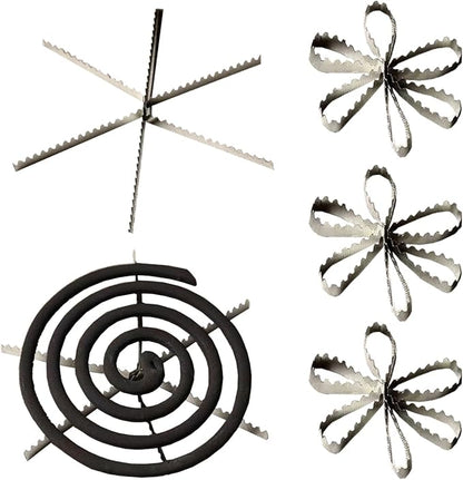 10 Pack Mosquito Repellent Coils Holder Grid Pad Coil Incense Burner Base Rack Charcoal Tablets Screen Grille for Hanging Censer Bakhoor Burner Citronella Coils Coal Disks Charcoal Briquettes