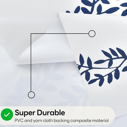 Wipeable Waterproof Tablecloth Vinyl Tablecloths for Rectangle Tables Heavy Duty PVC Tablecloth for Kitchen Dining Table(Rattan, 78'' x 54'')