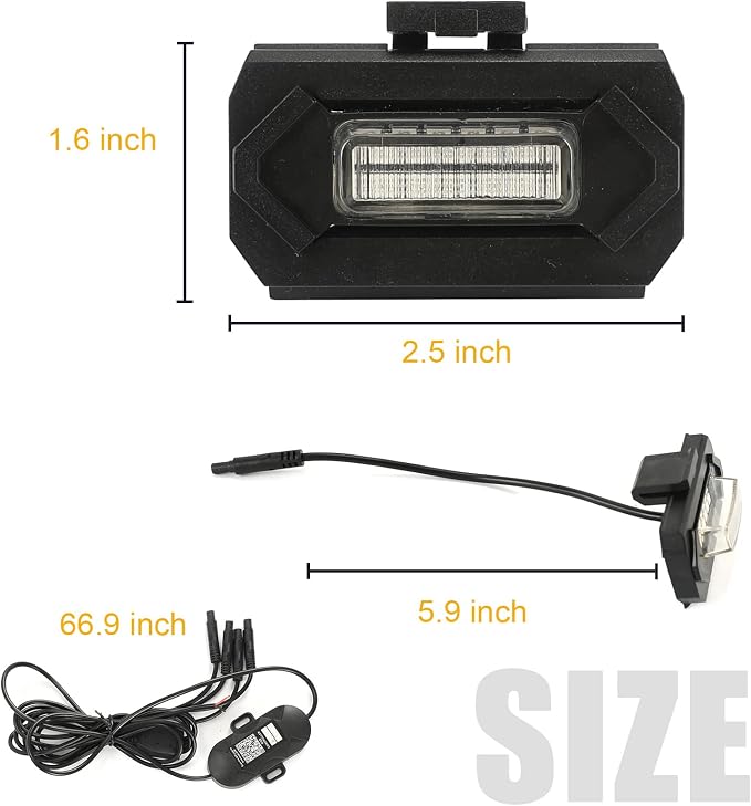 RGB LED Grill Lights for Toyota Tacoma 2020-2023 Off Road & Sport OEM | Multi-Color Tacoma Grille Light with INSTRUCTION and FUSE, APP/Remote Control 20 Custom Colors, Color-changing