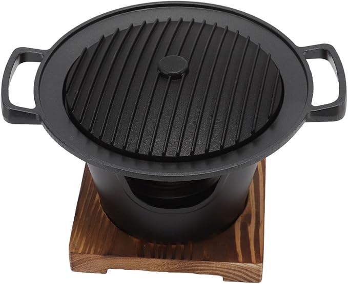 Hibachi Japanese Mini Grill - Portable Tabletop Charcoal Grill for Camping & Home Barbecue