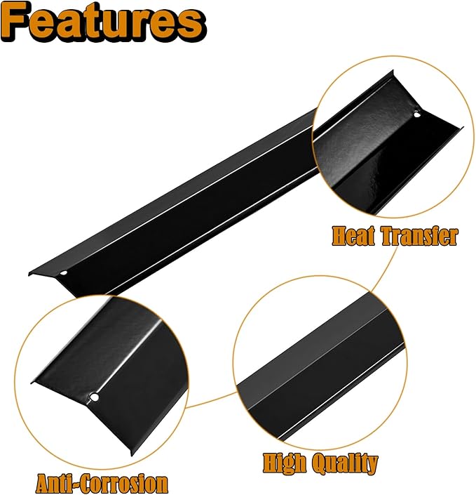 15202029 Heat Deflector Grill Replacement Parts for Oklahoma Joes Longhorn Combo Charcoal Smoker Heat Tent 1767054 12201767 15202029 16202046 18202083 14201767 3 Burner Gas Grill Heat Shields