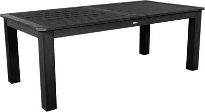highwood Hamilton Adirondack 7pc Dining Set, 84" x 42", Dining Height, Black