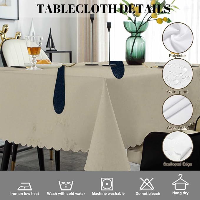 Swono Rudder Table Cover Vintage Marine Ship Wheel Sailing Anchor Ocean 50x72 Inch Table Cloth for Rectangle Tables Buffet Parties Coffee BBQ and Dinning Tablecloth