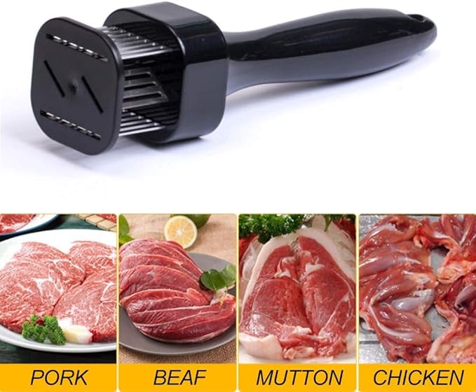Meat Tenderizer for Tenderizing with 24 Stainless Steel Blades Cooking Machine for Your Kitchen