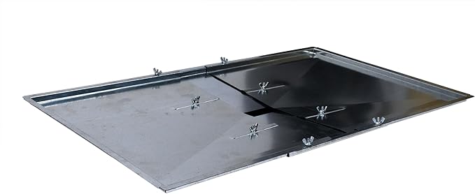 Replacement Grease Tray Set for Bbq Grill Models from Nexgrill, Dyna Glo, Kenmore, Backyard Grill, BHG, Uniflame and Others (20-23.5 inches)