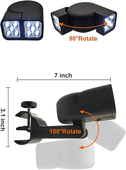 Camping Lantern Lamp Rechargeable Grill Lights for Barbecue Waterproof Super Bright Barbecue LED Lamp Heat Resistant Flexible Grilling Light for Outdoor Cooking