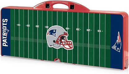 Picnic TIME NFL Football Field Folding Picnic Table, Camping Table, Outdoor Table with Umbrella Hole