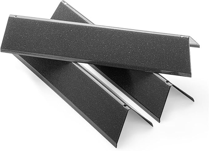 Spirit E210 7635 Flavorizer Bars for Weber Spirit I II 200 Series E210 E220 S210 S215 S220 with Front Control, 15.3 Inch Porcelain Enameled Heat Plates Tent for GS4 Spirit 210 Replacement Parts