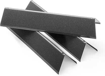 Spirit E210 7635 Flavorizer Bars for Weber Spirit I II 200 Series E210 E220 S210 S215 S220 with Front Control, 15.3 Inch Porcelain Enameled Heat Plates Tent for GS4 Spirit 210 Replacement Parts