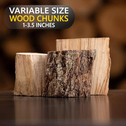 Old Potters Smoker Wood Chunks ~12 lbs for Grilling, Smoking, and Wood Fire Cooking~ 2 x 3 Inches, (Cherry, 790 Cu in.)
