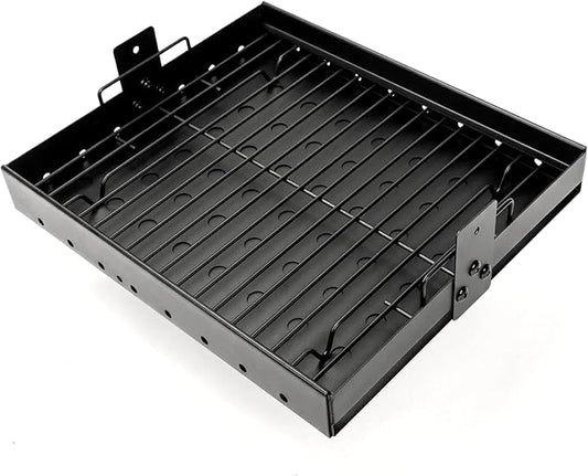 Uniflasy Stretchable 15-28" Charcoal Tray for Expert 24 Grill Parts, Pit Boss Memphis I, Chargriller PS9900 2190 6500 6800 8500, Adjustable Charcoal Basket Holder for Smoke Hollow 47183T-21 Replacement Parts