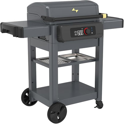 Current® Model G Griddle, Smart Electric Outdoor Flat Top BBQ Grill with 200°F to 600°F Range for Searing & Roasting, Digital Precision, Apartment-Friendly & Weather-Resistant, Slate
