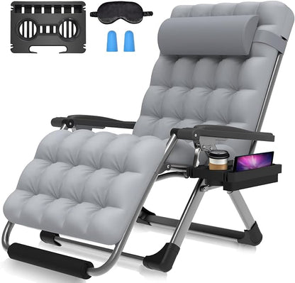 Suteck Oversized Zero Gravity Chair, 500LBS 33" XXL Reclining Lounge Chairs | Suteck Oversized Zero Gravity Chair, 500LBS 33" XXL Reclining Lounge Chairs