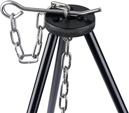 Camping Dutch Oven Tripod Mini Adjustable Grill Cooker Campfire Grill Stand with Storage Bag for Outdoor Activities