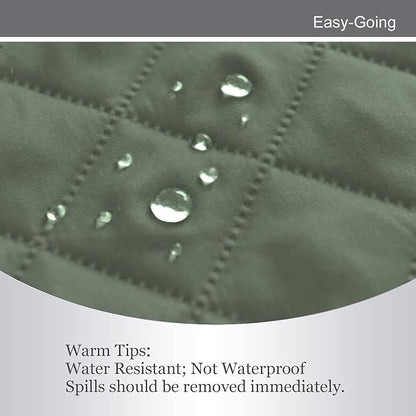 Easy-Going Reversible Couch Cover, Oversized Chair, Greyish Green/Beige | Machine Washable Slipcover For Dogs, Water Resistant Furniture Mat For Living Room, Non-Slip Sofa Cover, Pet Friendly
