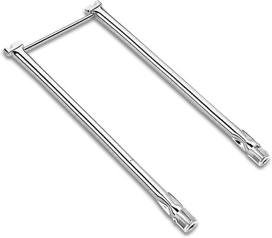 Uniflasy 7507 27 Inch Grill Burner Tubes for Weber Spirit 210/200 Series E-200 E-210 S-200 S-210 (with Side Control), Spirit 500 Genesis Silver A Stainless Steel Gas Grill Burner Tube Kit