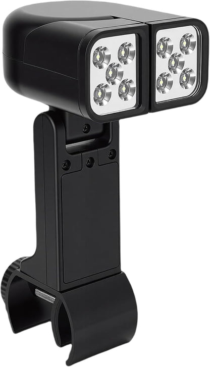BBQ Grilling Light 360° Rotatable ClipOn Barbecue Grill Light with Touch Switch, 10 LED Chips, Aluminum Alloy Bracket for Outdoor Cooking & Grilling Accessories