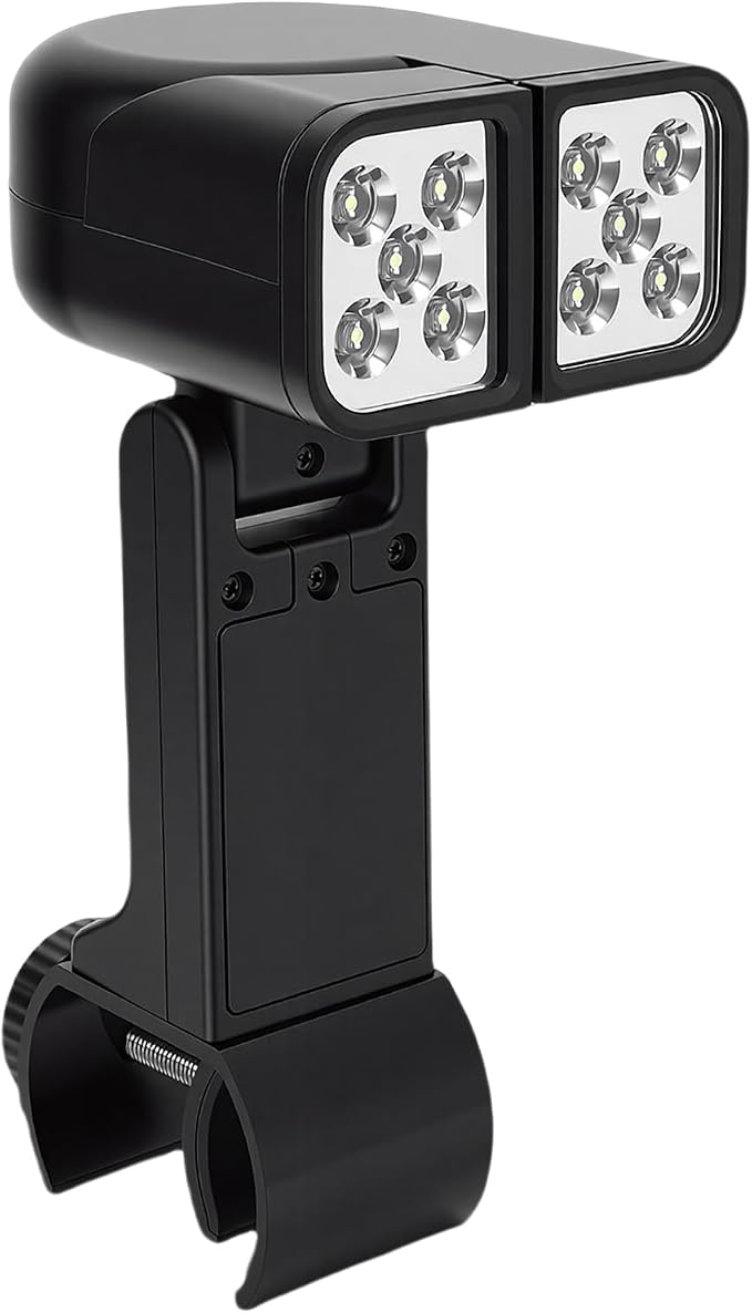 BBQ Grilling Light 360 Degree Rotatable Clip On Barbecue Grill Lamp with Touch Switch 10PCS F5 Light Chips Aluminum Alloy Bracket