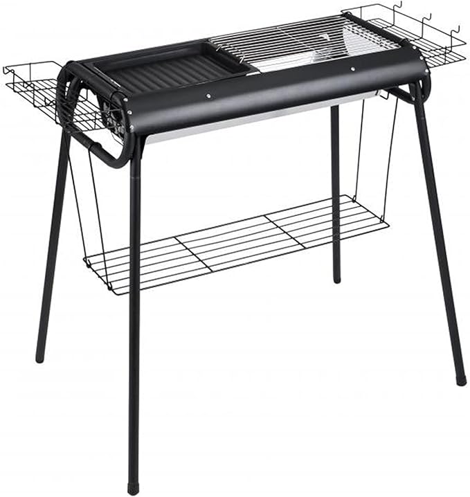Barbecue Grill Portable BBQ Charcoal Grill Set for Camping Picnic Stainless Steel Barbecue Outdoor Backyard Cooking,Set*2