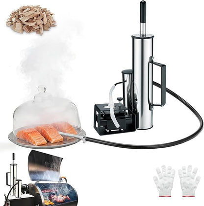 2026 Upgrade Electric Smoker Generator, Cold Smoker 60-70°F for Cheese | Stainless Steel Smoke Tube for Pellet Smoker, Outdoor Smoker for Cheese and Salmon, Best Gifts for Men and Dads