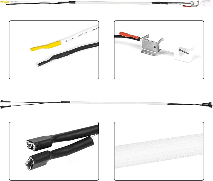 Uniflasy 67532 Grill Igniter Kit for Weber Genesis II 330/335 Repair Parts | For 2016+ E/S/SE/CSE trims; includes module, switch, 4 electrodes, wires and hardware. Check serial; not older Genesis or LX.