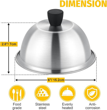 18 inch Charcoal Grills with Griddle Accessories, 4 Pack Basting Cover for Griddle, Portable Kettle Grills for Outdoor, Round BBQ Grill with Cover