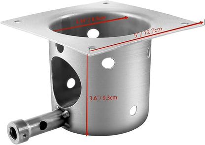 Fire Burn Pot Replacement Parts for Traeger & Pit Boss Wood Pellet Grill and Hot Rod Ignitor Kit, with 2 Sets of Screws