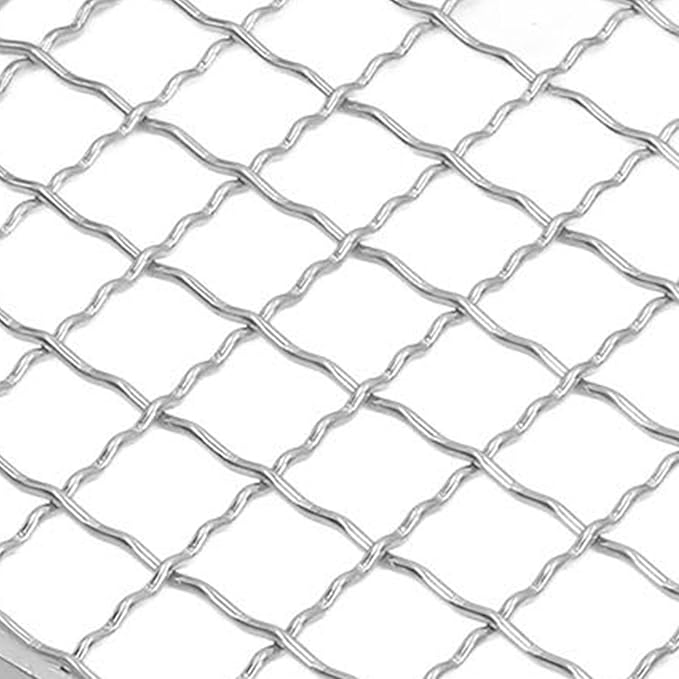 Topyond Camping Grill, Korean BBQ Grill,Portable Camp Grill Grate with Foldable Legs - 304 Stainless Steel, Ultralight Campfire Stand for Hiking, Picnic, and Outdoor Cooking