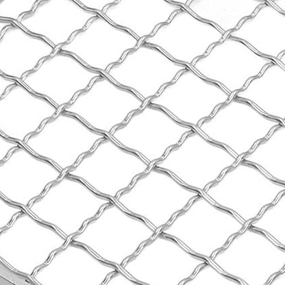 Topyond Camping Grill, Korean BBQ Grill,Portable Camp Grill Grate with Foldable Legs - 304 Stainless Steel, Ultralight Campfire Stand for Hiking, Picnic, and Outdoor Cooking