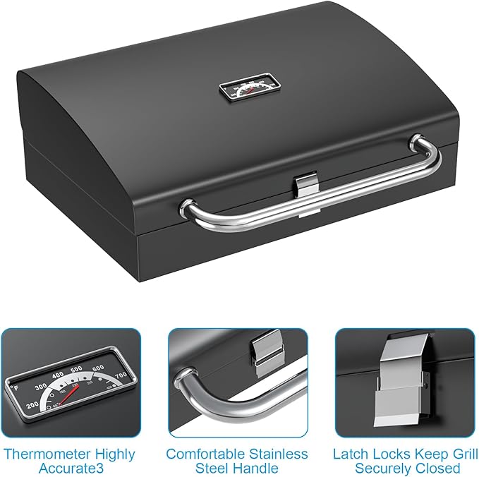 KEESHA 24 x 16 Deluxe Outdoor BBQ Grill Box, Fit All Camp Chef 16" Cooking Systems, Perfect for 2 Burner Accessories, Compatible With Original Part Number BB90L, for TB90LW