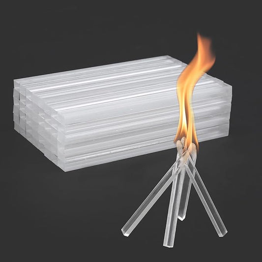 Fire Starter 50 pcs- Natural Fire Starters for Indoor Fireplace Long-Burning Charcoal Starters - Odorless Firestarters for Wood Stove, Chimney, Campfires & Grill - Quick Ignite