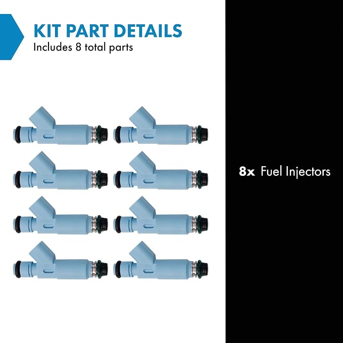 TRQ Fuel Injector Set | For 2009-2010 Ford E-150 E-250 F-150