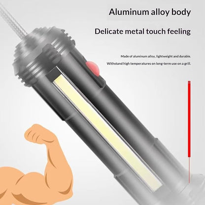 Multipurpose Grilling Light with Powerful Base and Adjustable Gooseneck for Barbecue Garage Camping Portable Led Light