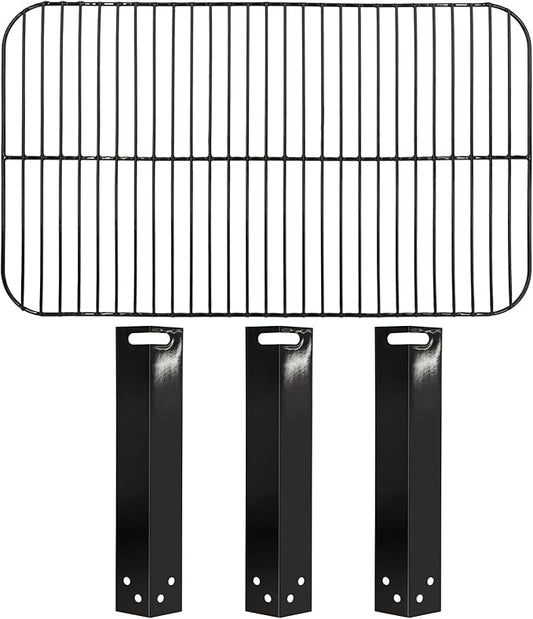 Criditpid Grill Replacement Parts for Expert Grill XG10-101-002-02 3 Burner Gas Grill, Cooking Grate & Heat Plates Tents Shields Kit for Expert Grill 3 Burner GBC1716W GBC2016W GBC2016WRS Grill Parts.