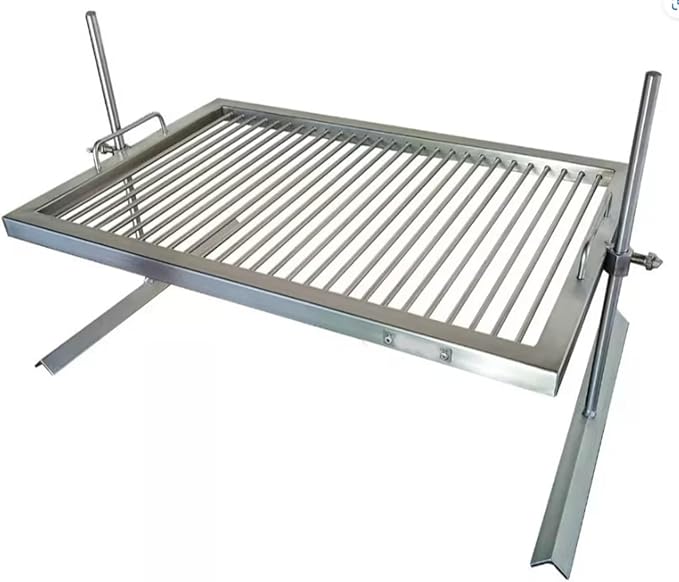 Premium Argentine Grill - Stainless Steel Argentina Grill - BBQ Parrilla Asado - Height Adjustable Grill - Sor Pampa Grill (32 x 20 in)