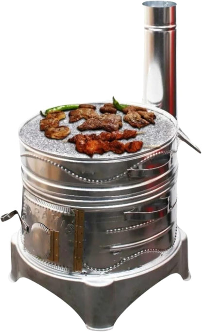 Marble Granite Outdoor Camp Stove with Oil Drainage