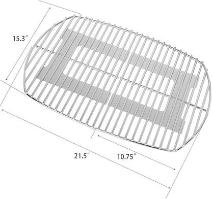 Stanbroil Stainless Steel Grill Cooking Grates for Weber Q200, Q220, Q2000, Q2200, Q2400 Series Gas Grill, Replacement Parts for Weber 7645