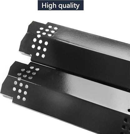 Hongso 14 9/16 Inch Replacement Flame Tamers for Nexgrill 4-Burner Grills, Compatible with Models 720-0830H, 720-0830X, 720-0925P, 720-0789H, 720-0830D & Grillmaster 720-0697