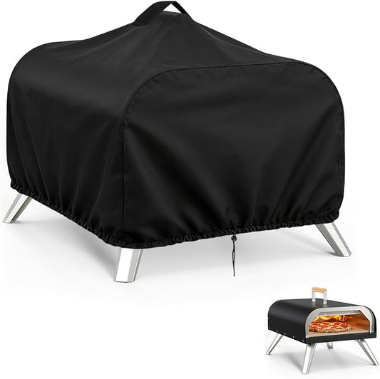Outdoor Cover for WOOCIT 12" Multi-Fuel Pizza Oven | Waterproof Cover for WOOCIT Wood Fire & Propane Pizza Oven, Heavy Duty Protective Covers - 26 x 15 x 10 Inch