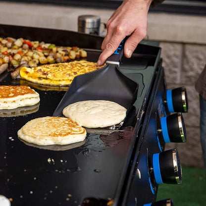 Pit Boss Ultimate Griddle Grub Shovel – Wide Griddle Spatula for Smash Burgers & Breakfast Foods, Nylon Polymer with Soft‑Touch Grip, Built‑in Bottle Opener