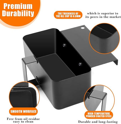 Uniflasy Grease Catcher Drip Cup for Blackstone Griddle 17, 22, 28, 30, 36 inch, 20 Pack Grease Cup Liners, Grease Tray Cup Accessories for Blackstone Flat Top Grill, Disposable Foil Drip Pan