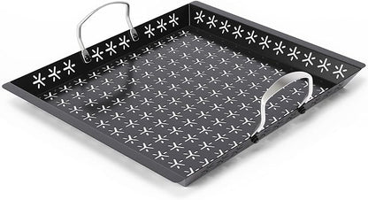 Vegetable Grill Basket for Outdoor Grill - 18.9"*16.5"Extra Large XXXL Heavy-Duty Veggie Grilling Basket, Non-stick Enamel Coating, Grilling Accessories for Grills and Vegetables