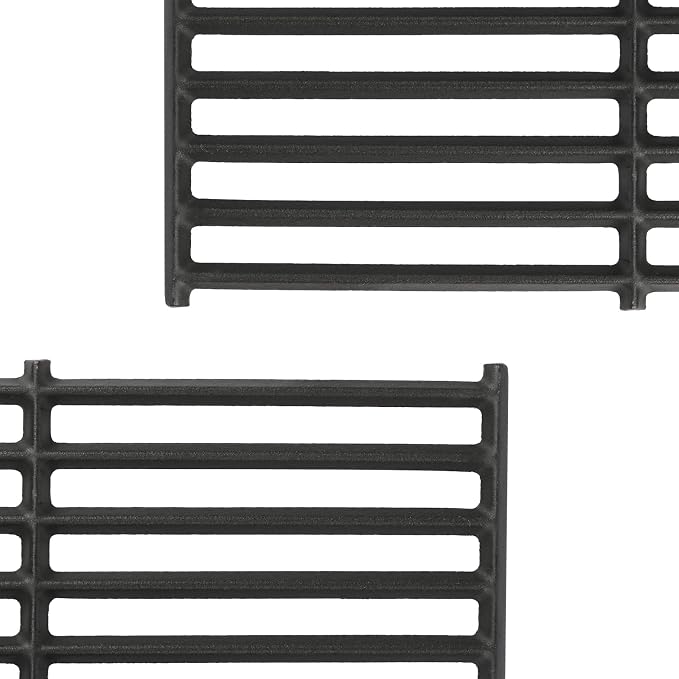 Cast Iron Grill Grates for Char-Griller 1733 Smokin' Champ | Charcoal Grill Horizontal Smoker Grates,Cooking Grate Replacement Parts for Chargriller 1624 2735 1722 Set of 3