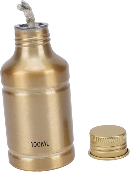 Portable Aluminum Alloy Alcohol Burner Lamp for Outdoor Activities 100ml Capacity