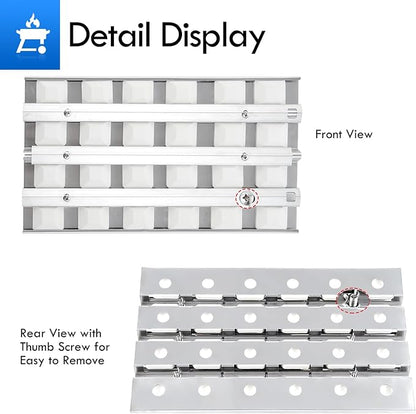 814554 S21759Y Ceramic Briquette Tray Replacement Parts for Wolf 36in Built in Grill Parts Twin Eagles Briquettes OG36 LP NG TEBQ36R-B TEBQ36G-B Briquette Tray Bricks with Heat Plates Rack