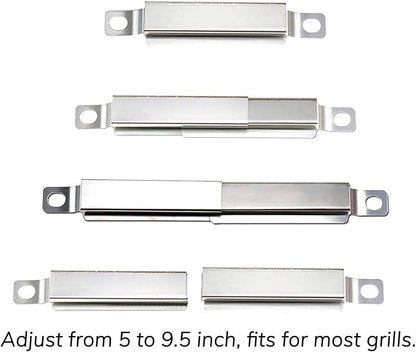Utheer Grill Replacement Parts for Charbroil Advantage Series 4 Burner 463344015 463343015 463240015 463432215 Gas Grills, 3 Burner 463436815, Grill Burner Heat Plate Shield Adjustable Crossover Tube