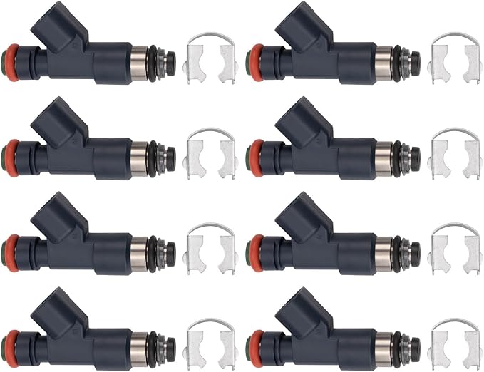 TRQ Fuel Injector Set | For 2007-2009 Chevrolet Avalanche 2006 Avalanche 1500 2008-2009 Express 1500 Silverado 1500 Suburban 1500 Tahoe GMC Savana